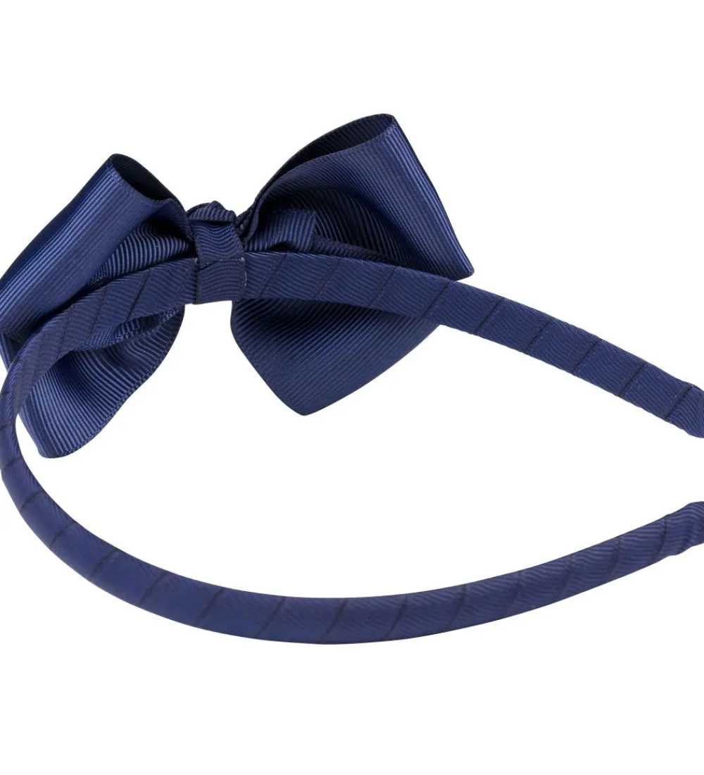 Hårbøjler-By Stær Hårbøjle - Navy m. Sløjfe