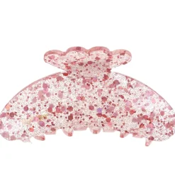By Stær Hårspænder|Hårpynt*Hårklemme - Asta - 10x5 cm - Confetti Lyserød
