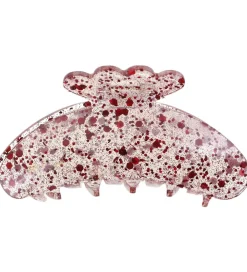 Hårspænder|Hårpynt-By Stær Hårklemme - Asta - 10x5 cm - Confetti Rød