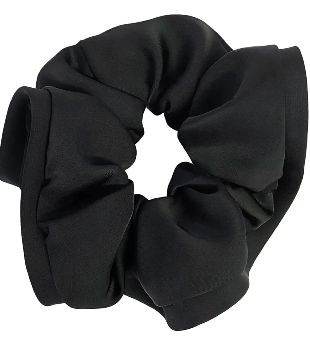 Scrunchies|Hårelastikker-By Stær Scrunchie - Anemone - Sort
