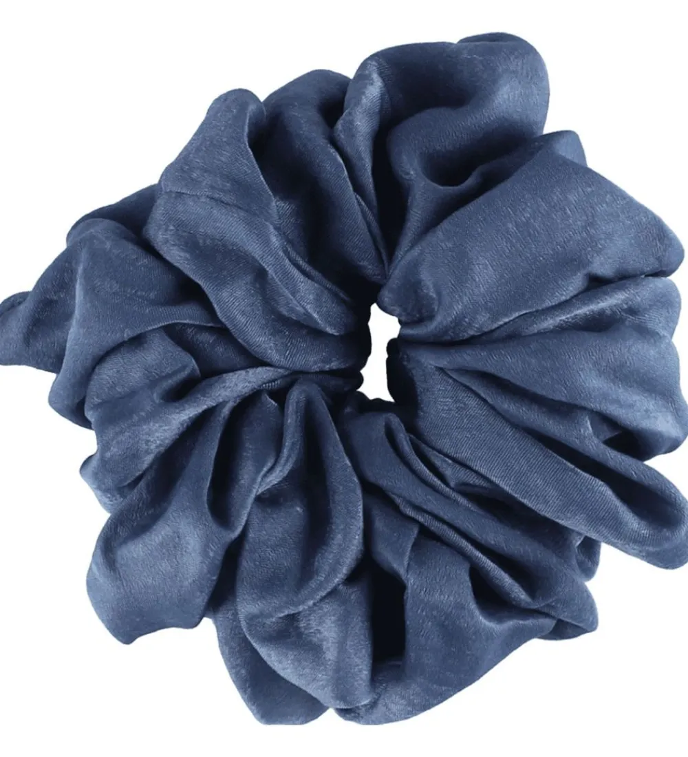 By Stær Scrunchies|Hårelastikker*Scrunchie - Isabella - Mørkeblå