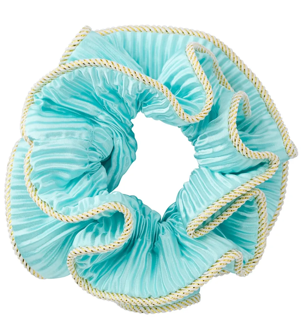 By Stær Scrunchies*Scrunchie - Lilje - Lyseblå Satin