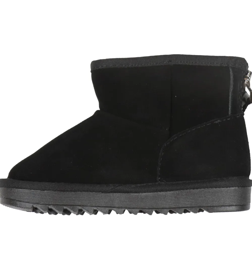 Bamsestøvler-Calvin Klein Bamsestøvler - Fur Boot - Sort