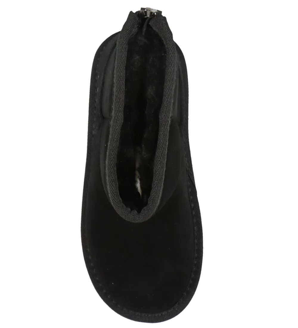 Bamsestøvler-Calvin Klein Bamsestøvler - Fur Boot - Sort