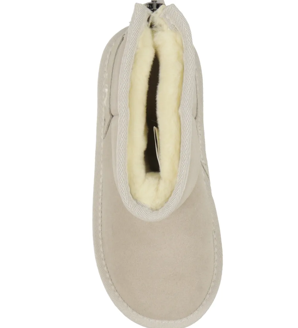 Calvin Klein Bamsestøvler*Bamsestøvler- Fur Boot - Taupe