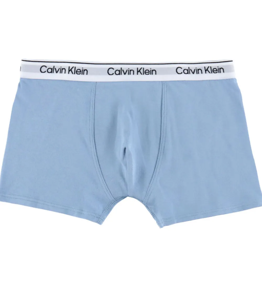 Undertøj-Calvin Klein Boxershorts - 2-pak - Faded Denim/Bold Blue