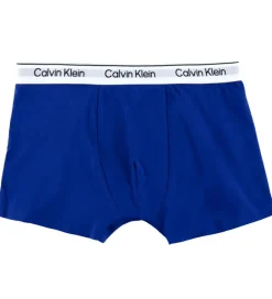 Undertøj-Calvin Klein Boxershorts - 2-pak - Faded Denim/Bold Blue