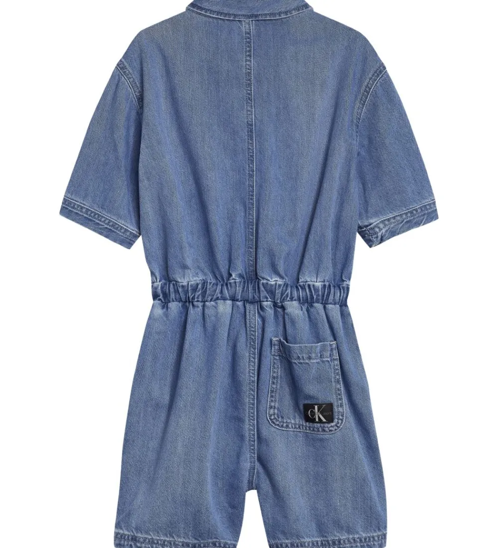 Buksedragter-Calvin Klein Buksedragt - Soft Denim - Light Denim