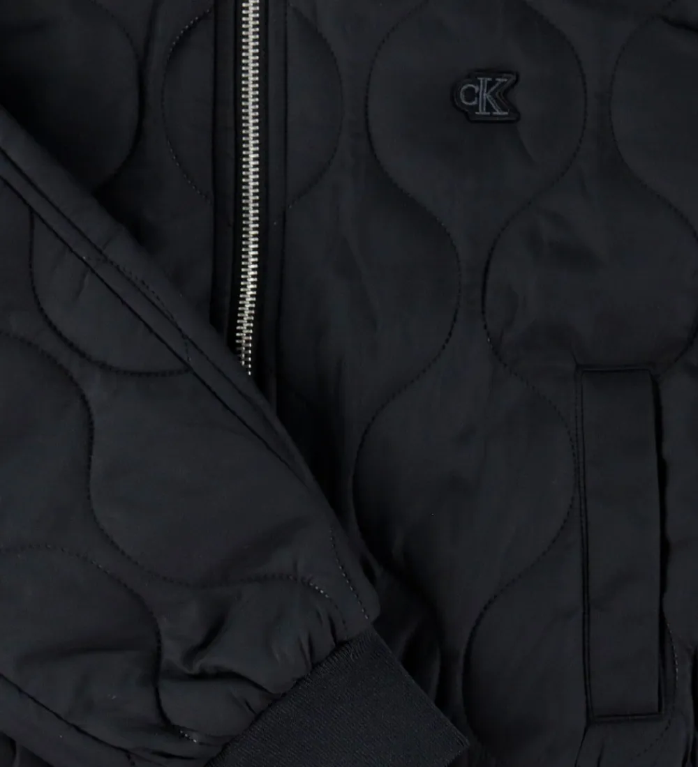Calvin Klein Overgangsjakker*Dynejakke - Quilted - Sort