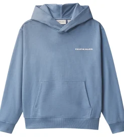 Calvin Klein Hættetrøjer*Hættetrøje - Relaxed - Satin Blue