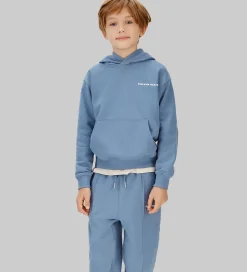 Calvin Klein Hættetrøjer*Hættetrøje - Relaxed - Satin Blue