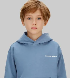 Calvin Klein Hættetrøjer*Hættetrøje - Relaxed - Satin Blue