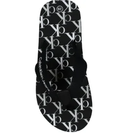 Klipklappere-Calvin Klein Klipklapper - Logo Print - Sort