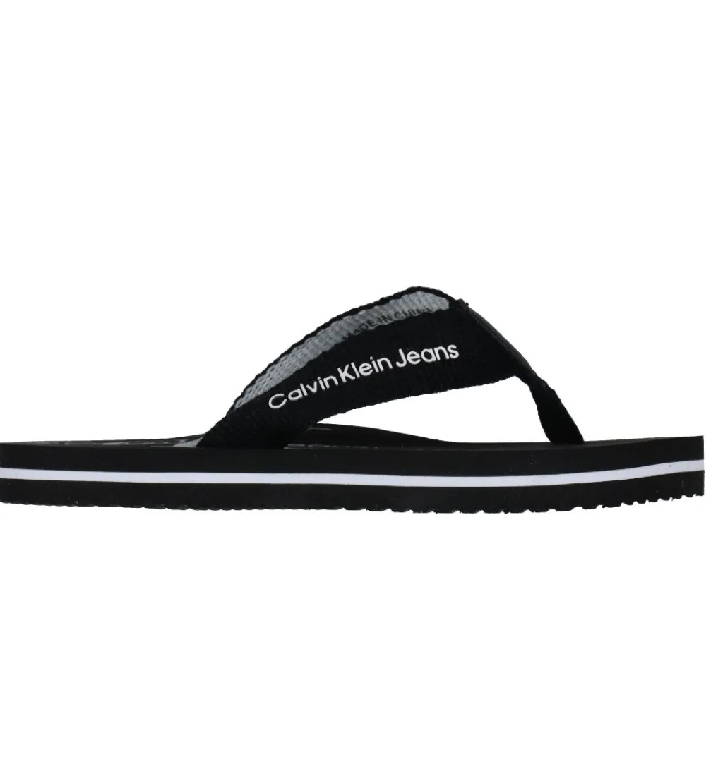 Calvin Klein Klipklappere*Klipklapper - Logo Print - Sort