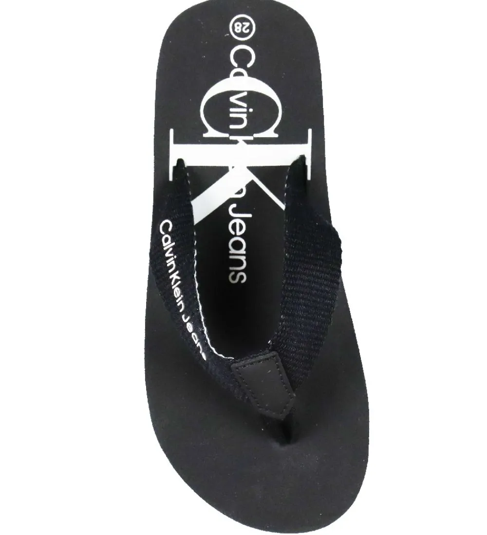 Calvin Klein Klipklappere*Klipklapper - Logo Print - Sort