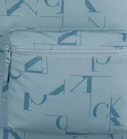 Calvin Klein Skoletasker*Skoletaske - City Grid - Faded Denim/Blå