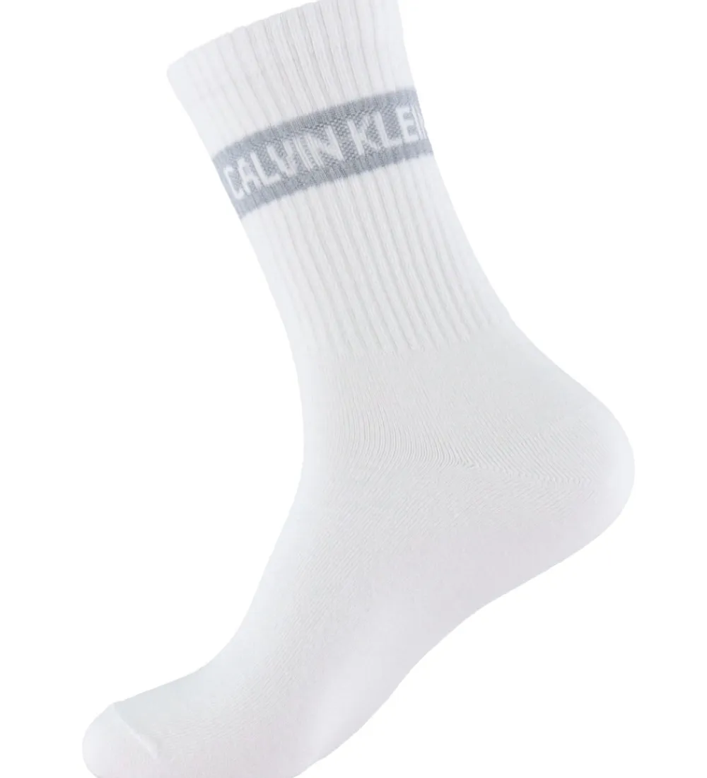Strømper|Basis-Calvin Klein Strømper - 4-pak - Hvid/Sort