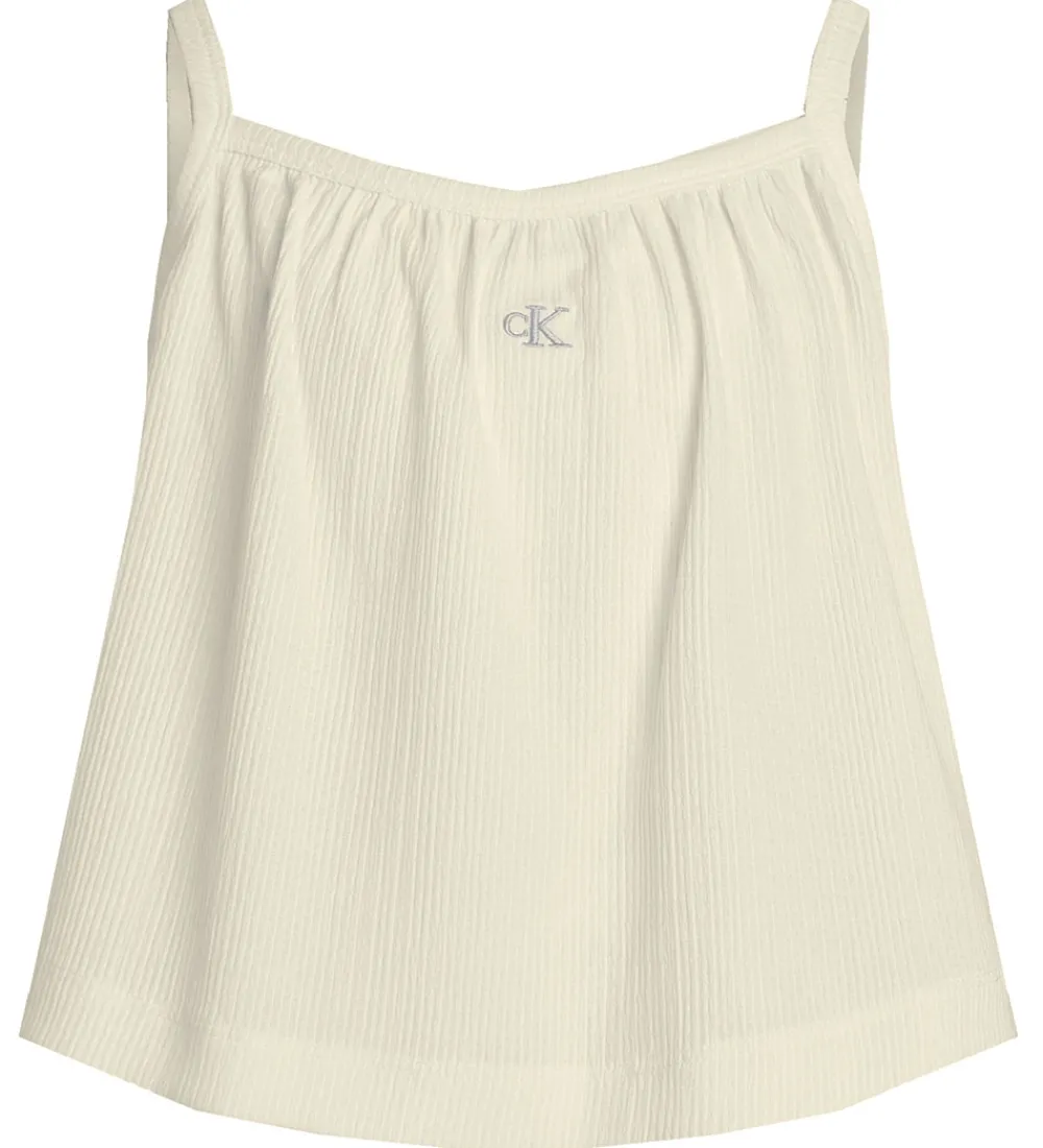 Calvin Klein Toppe*Top - Crinkle - Tofu