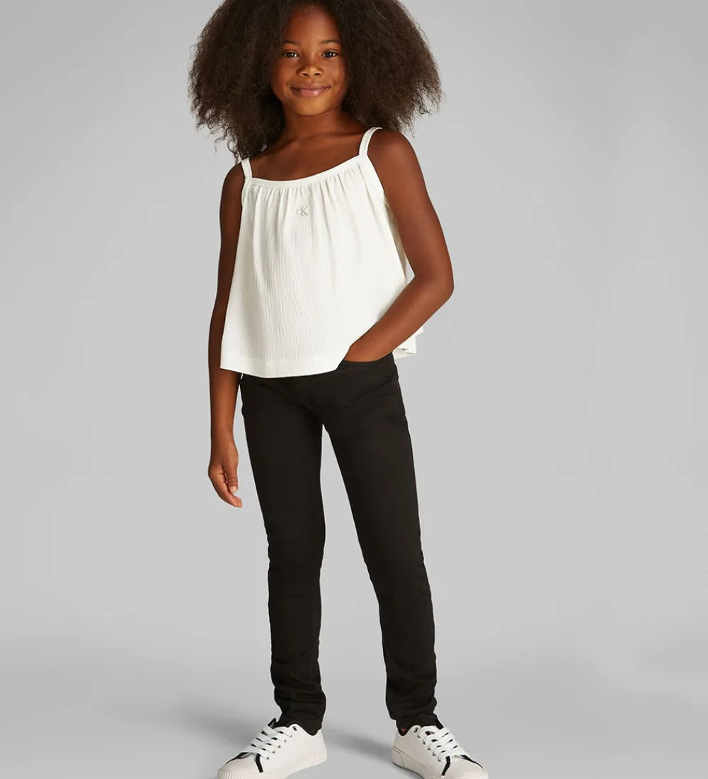 Calvin Klein Toppe*Top - Crinkle - Tofu