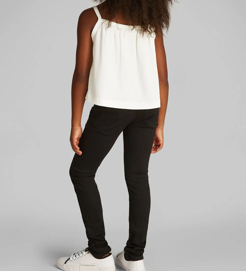 Calvin Klein Toppe*Top - Crinkle - Tofu