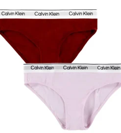 Undertøj-Calvin Klein Trusser - 2-pak - Light Lilac/Raspberry Chocolate
