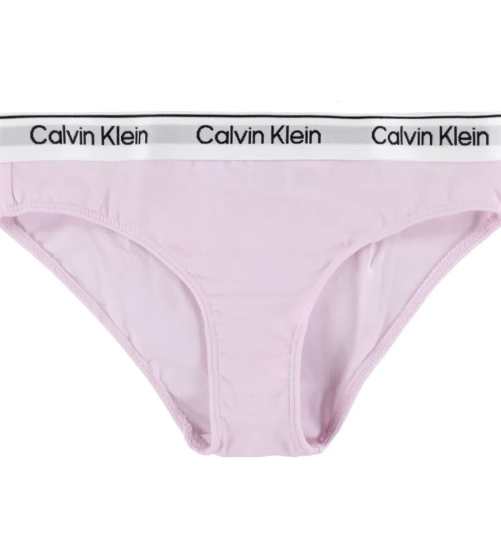 Undertøj-Calvin Klein Trusser - 2-pak - Light Lilac/Raspberry Chocolate