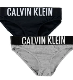 Undertøj-Calvin Klein Trusser - 2-pak - PVH Black/Gråmeleret