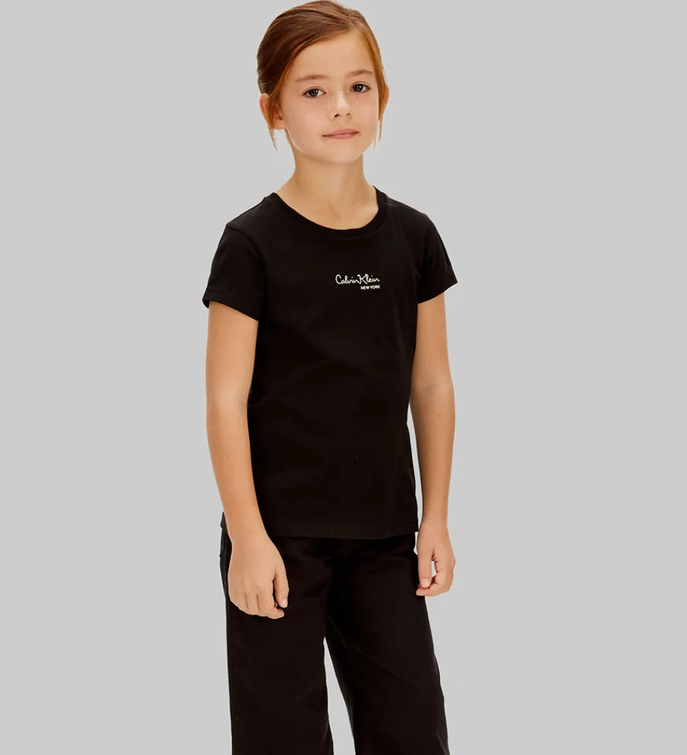 T-Shirts-Calvin Klein T-shirt - Signature - CK Black