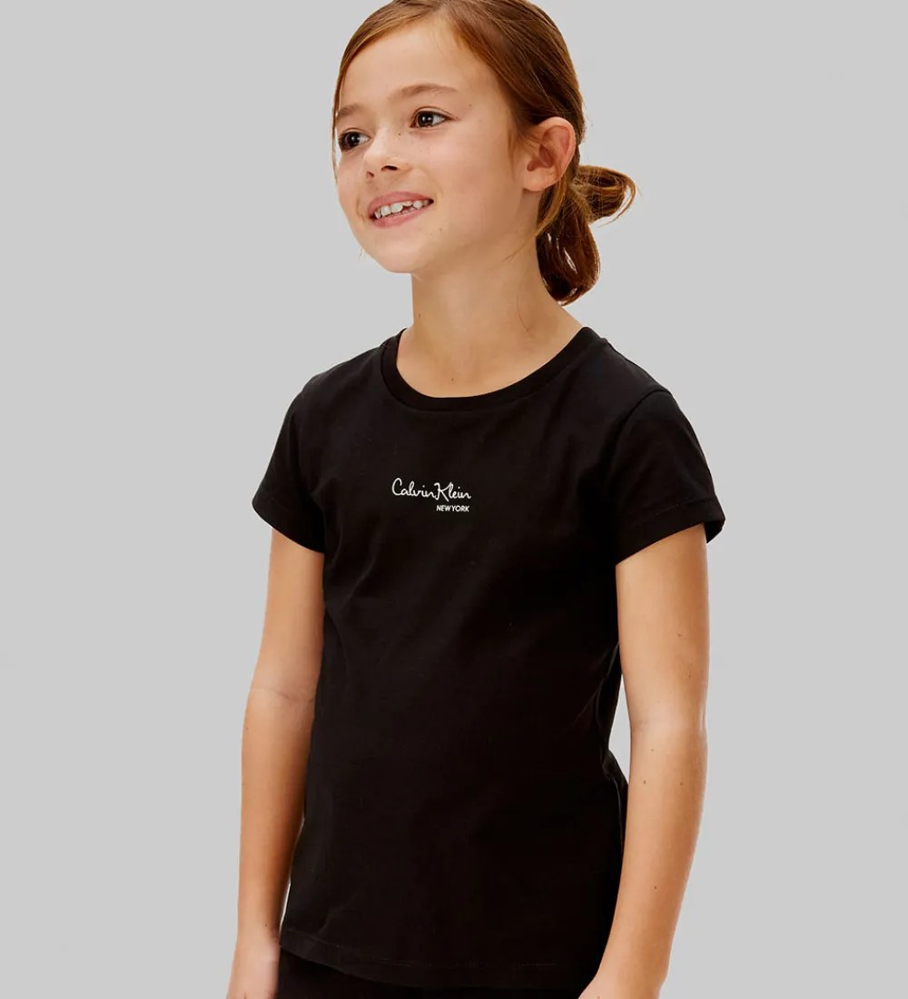 T-Shirts-Calvin Klein T-shirt - Signature - CK Black