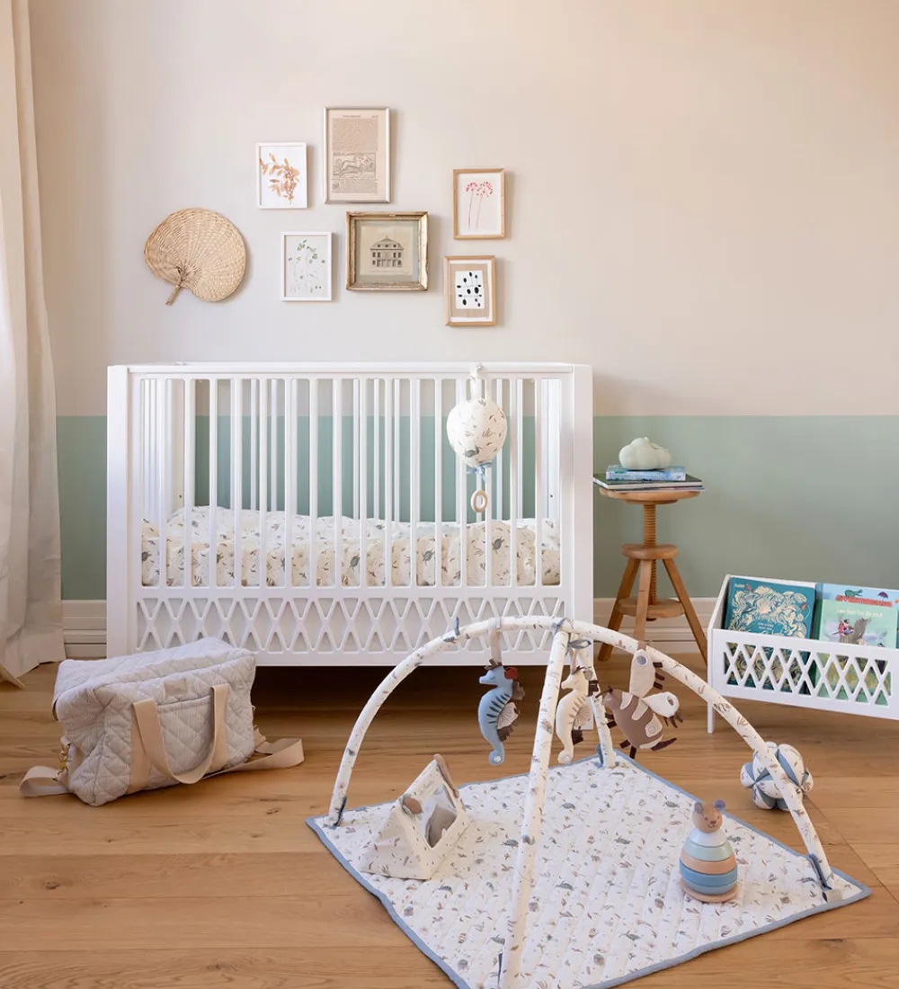 Cam Cam Senge*Babyseng - Luca - 126x67,5x101,5 cm - Hvid