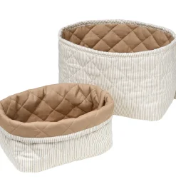 Kurve-Cam Cam Opbevaringskurve - 2-pak - 22x15/24x17 cm - Classic Stri