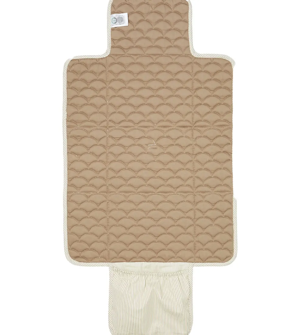 Puslepuder Og -Underlag-Cam Cam Pusleunderlag - Classic Stripes Camel
