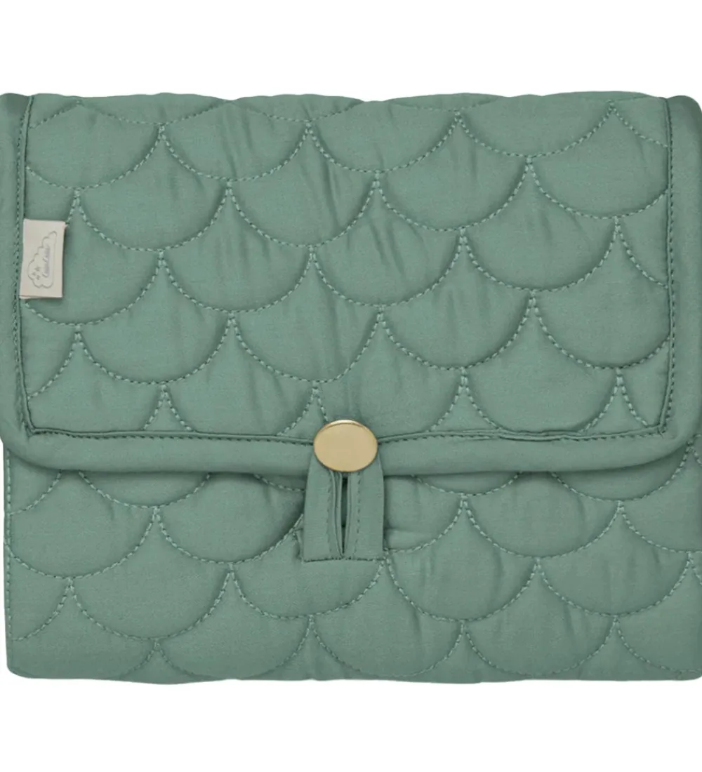 Puslepuder Og -Underlag-Cam Cam Pusleunderlag - Quilted - 70x44 cm - Ivy Green