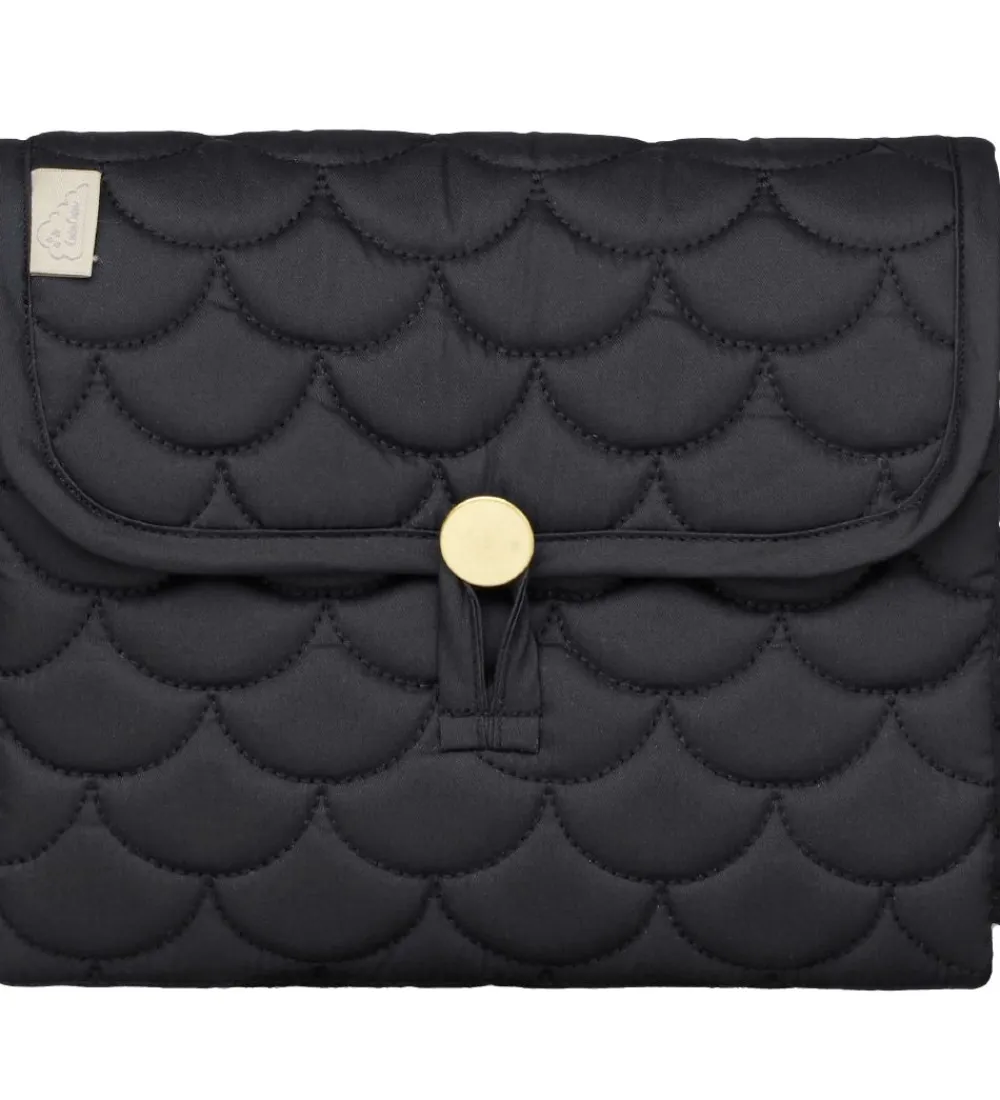 Puslepuder Og -Underlag-Cam Cam Pusleunderlag - 86x44 - Quilted - Sort
