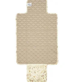Cam Cam Pusleborde|Puslepuder Og -Underlag*Pusleunderlag - 70x44 cm - Beige m. Blade/Som