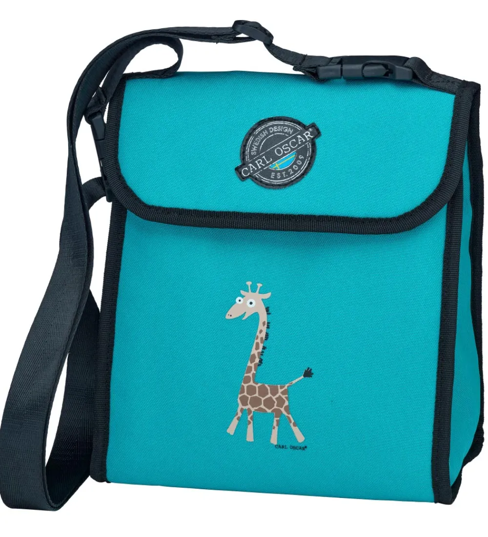 Køletasker-Carl Oscar Køletaske - 5 L - Turquoise Giraffe