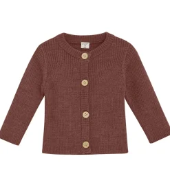 CeLaVi Striktrøjer*Cardigan - Uld - Marron