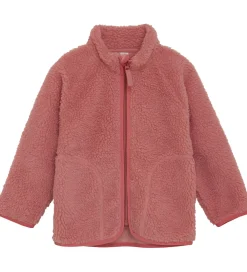 CeLaVi Fleece*Fleecejakke - Teddy - Brick Dust