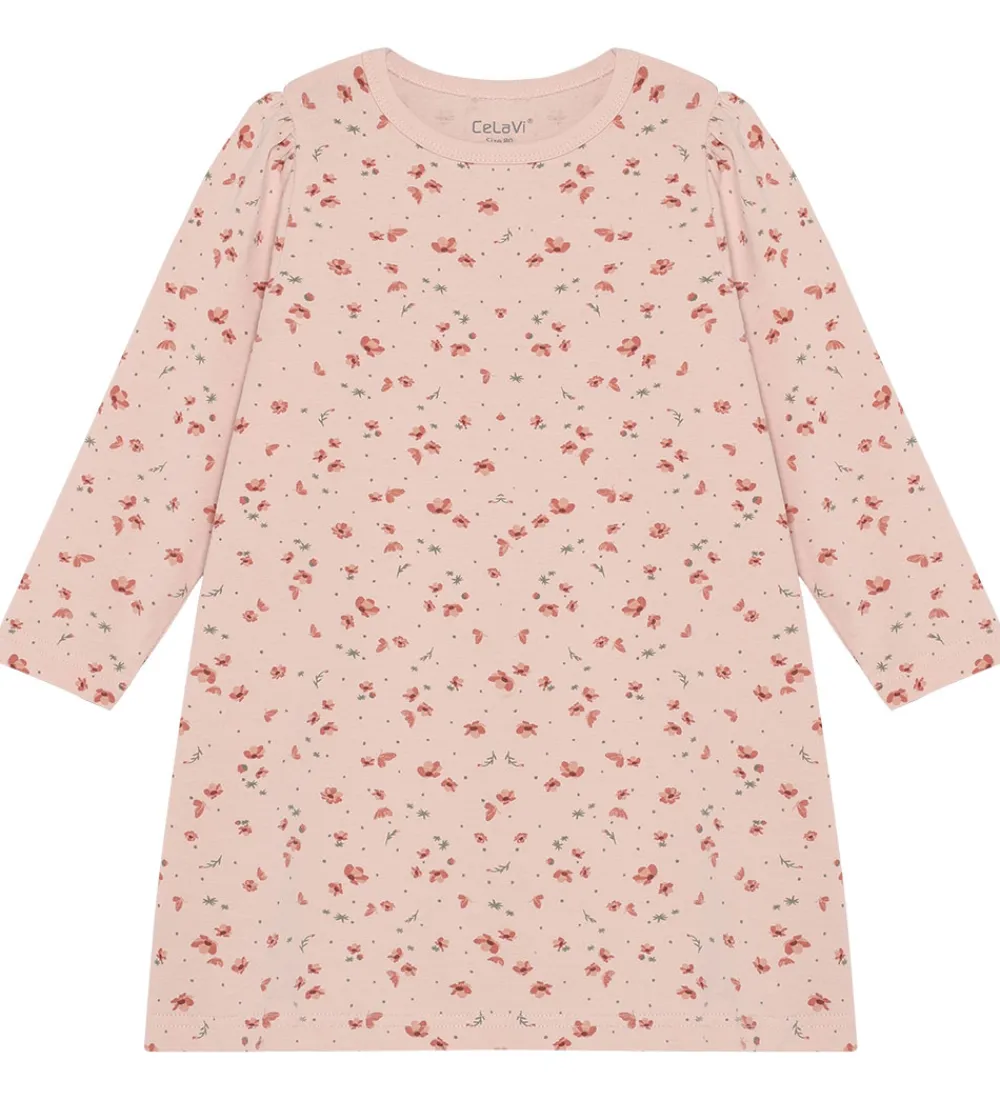 Nattøj|Basis-CeLaVi Natkjole - AOP - Sepia Rose