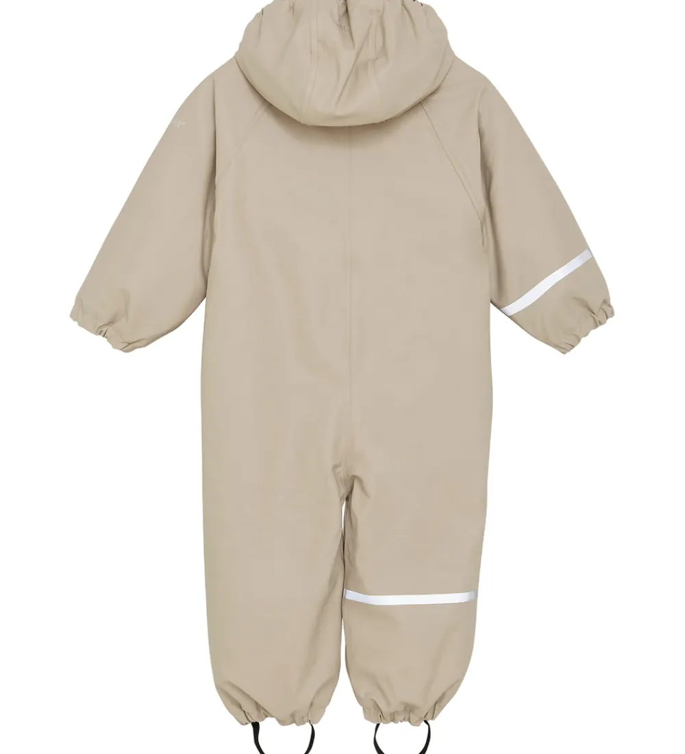 CeLaVi Regntøj*Regndragt m. Fleece - PU - White Pepper