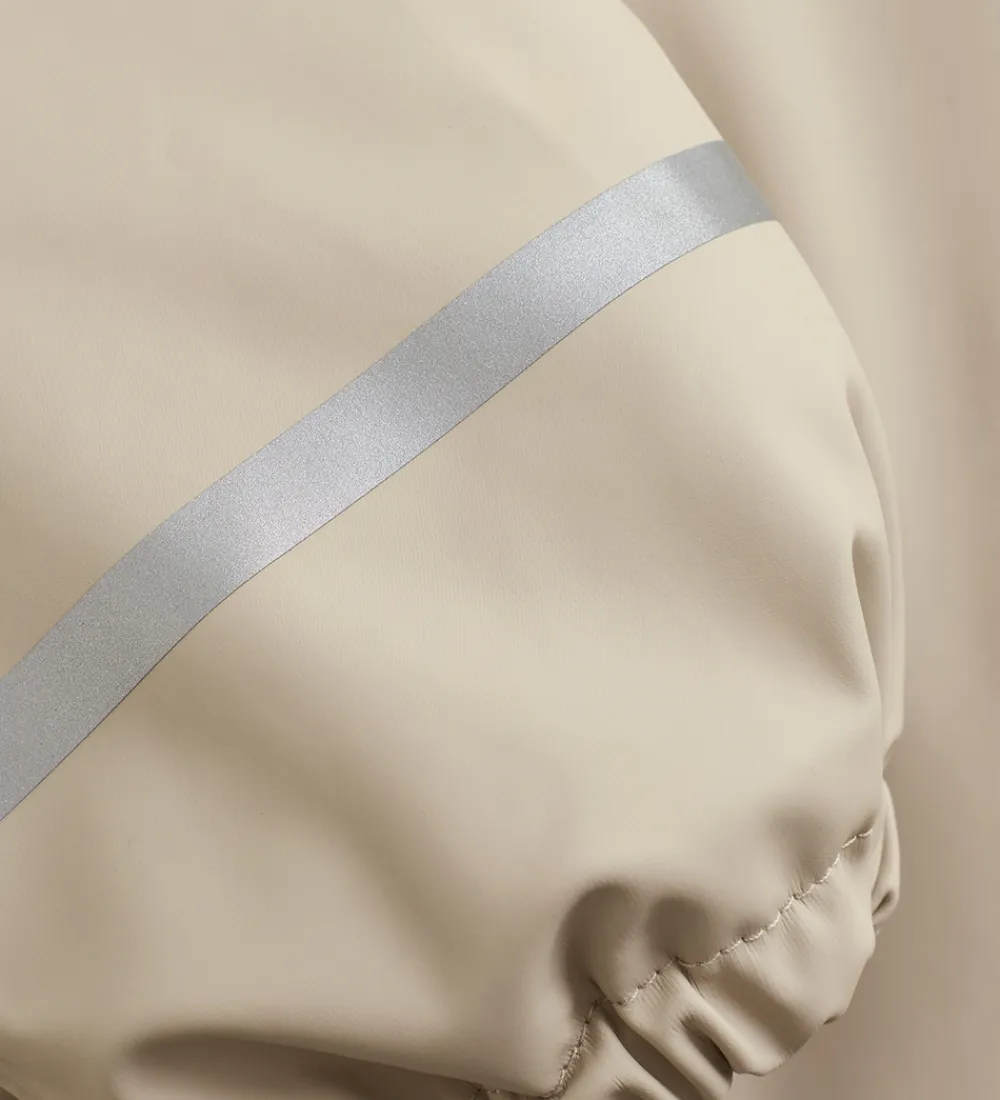 CeLaVi Regntøj*Regndragt m. Fleece - PU - White Pepper