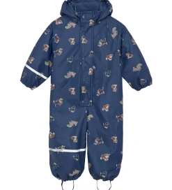 Regntøj-CeLaVi Regndragt m. Fleece - PU - Oceania m. Print