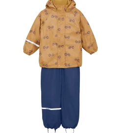 CeLaVi Regntøj*Regntøj m. Seler/Fleece - Recycle PU - Apple Cinnamon m.