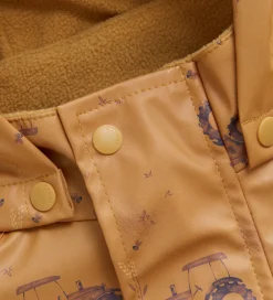 CeLaVi Regntøj*Regntøj m. Seler/Fleece - Recycle PU - Apple Cinnamon m.