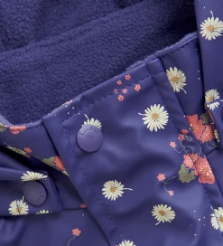 CeLaVi Regntøj*Regntøj m. Seler/Fleece - Recycle PU - Skipper Blue m. Pr