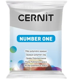 Cernit Modellervoks*Polymer Ler - Number One - Grå