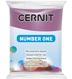 Cernit Modellervoks*Polymer Ler - Number One - Lys Lilla