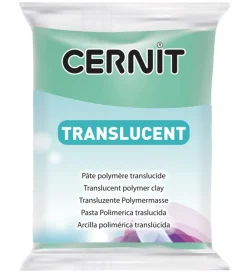Cernit Modellervoks*Polymer Ler - Transparent - Smaragd Grøn