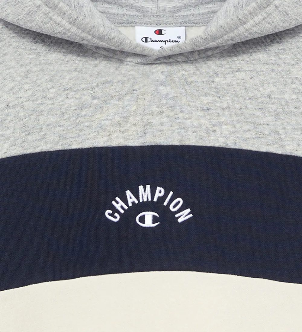Hættetrøjer-Champion Hættetrøje - New Oxford Grey Melange