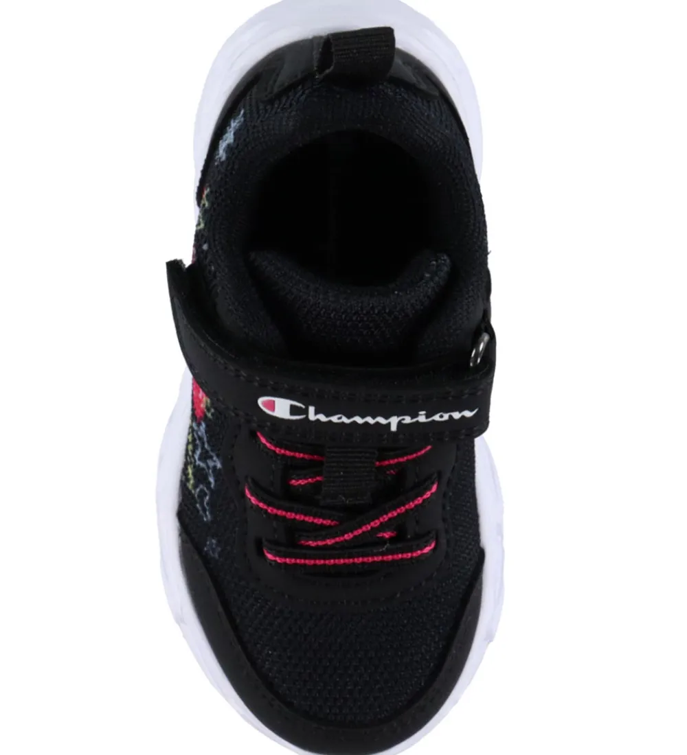 Champion Børnesko Og Babysko|Blinkesko*Sko m. Lys - Funfair Print G TD Low - Sort